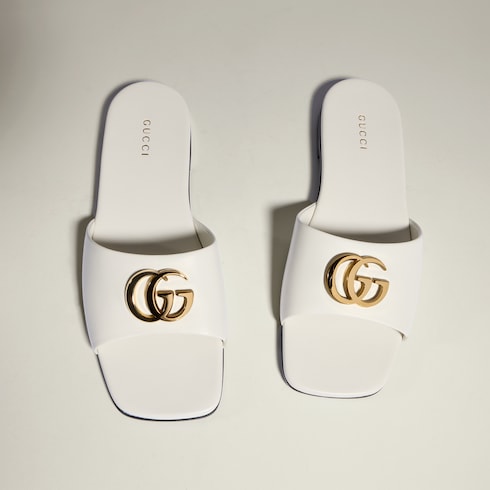 Women's slide sandal with Double G