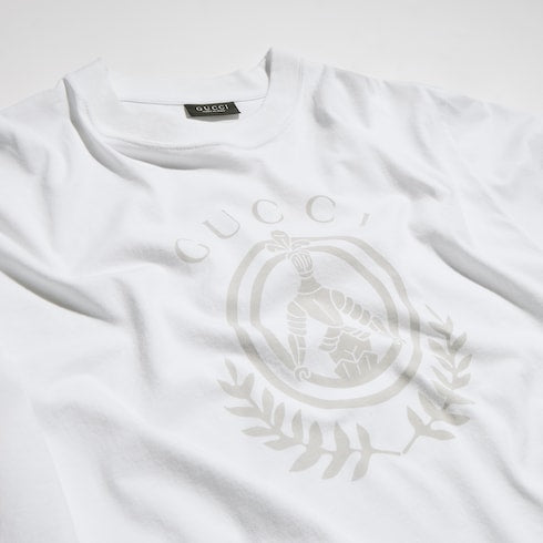 Cotton jersey T-shirt with print