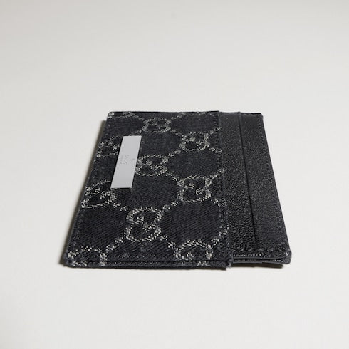 Card case with Gucci plaque