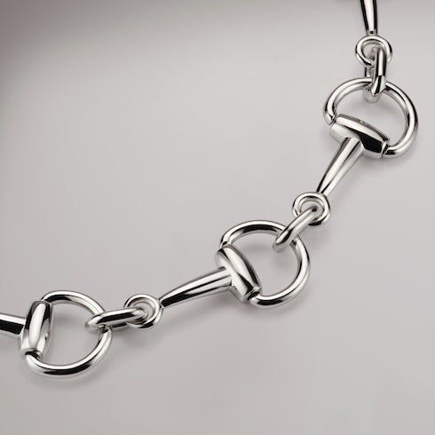 Horsebit motif necklace