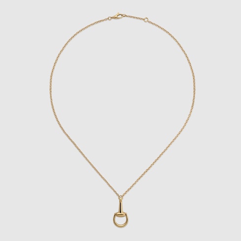 Gucci Horsebit 18K chain necklace