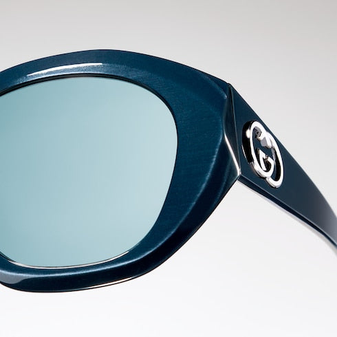 Geometric-frame sunglasses