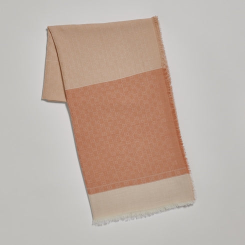 GG wool cashmere silk stole