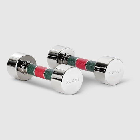 Dumbbells set with base