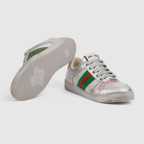 Women's worn-out effect Screener sneaker