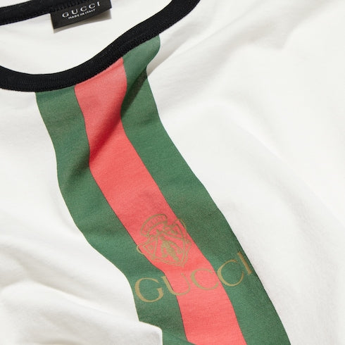 Cotton jersey T-shirt with print