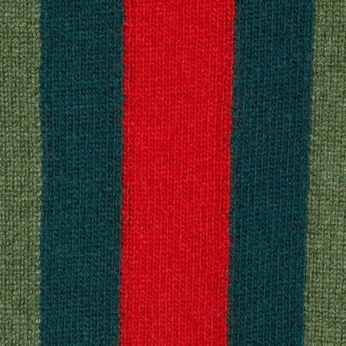 Knit cashmere sweater with ribbon