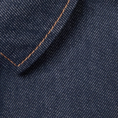 Children's denim dress with Horsebit
