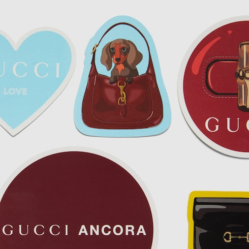 Gucci Handbags luggage stickers