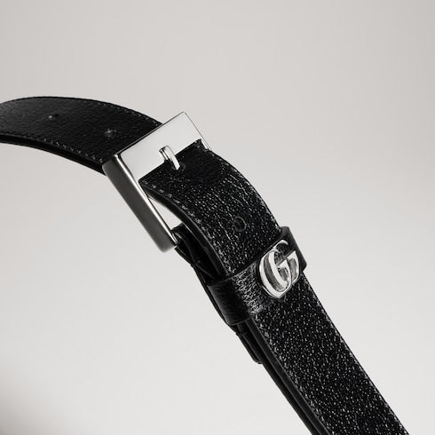 Belt with square buckle