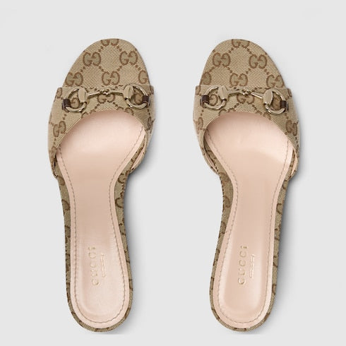 Women's slide sandal with Horsebit
