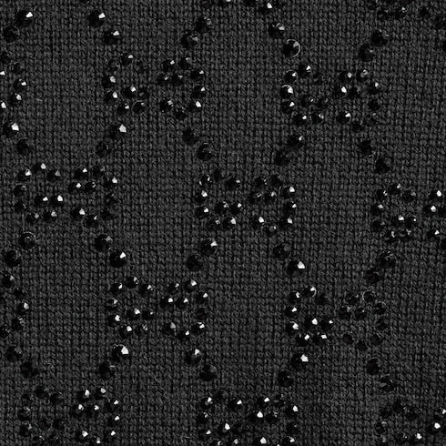 Fine wool GG crystal cardigan