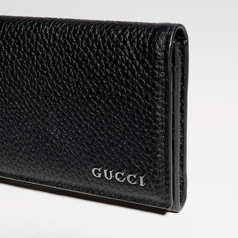 Card case wallet with Gucci logo