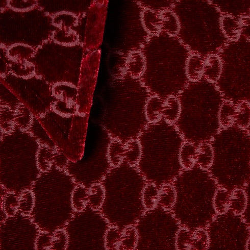 Stretch GG velvet devoré shirt