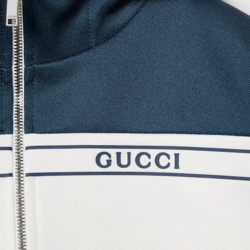 Children's jersey hooded zip jacket