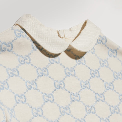 Children's embroidered jersey dress