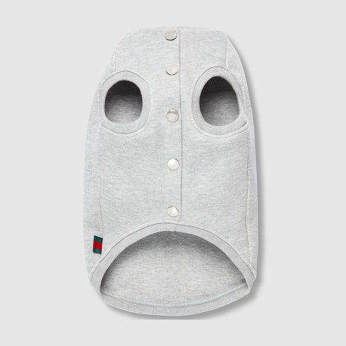 Embossed cotton pet sweatshirt