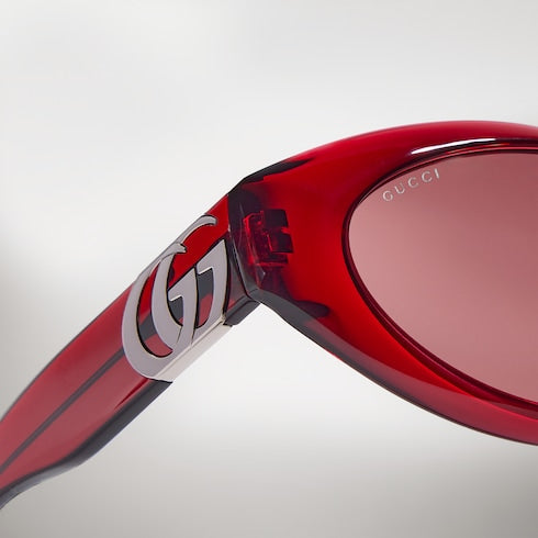Cat eye frame sunglasses