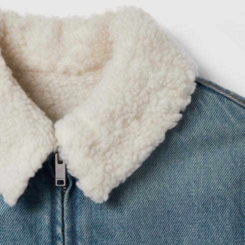 Baby denim bomber jacket