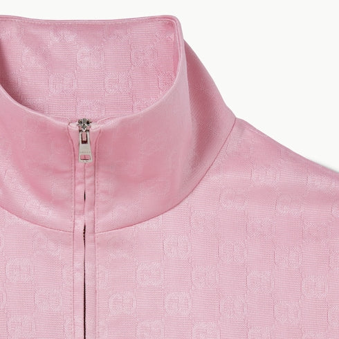GG jersey jacquard zip jacket