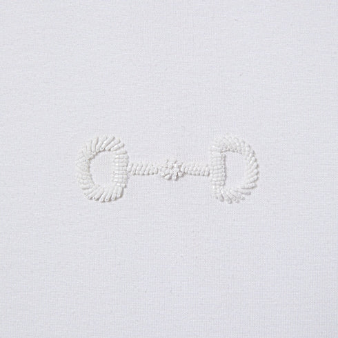 Cotton jersey T-shirt with embroidery
