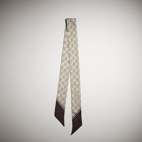 Printed silk ribbon
