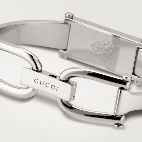 Stirrup motif bangle bracelet
