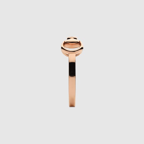 Gucci Horsebit diamond 18k ring