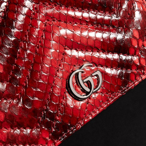 GG Marmont python small wallet