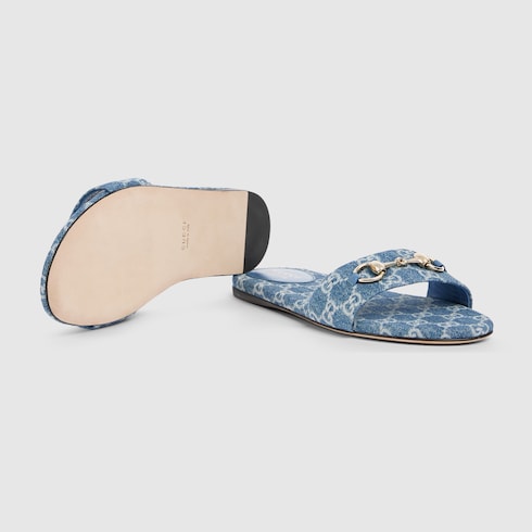 Women's slide sandal with Horsebit