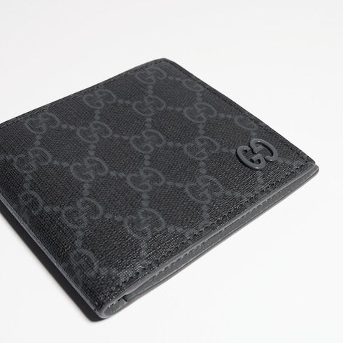 Grey interior GG bi-fold wallet