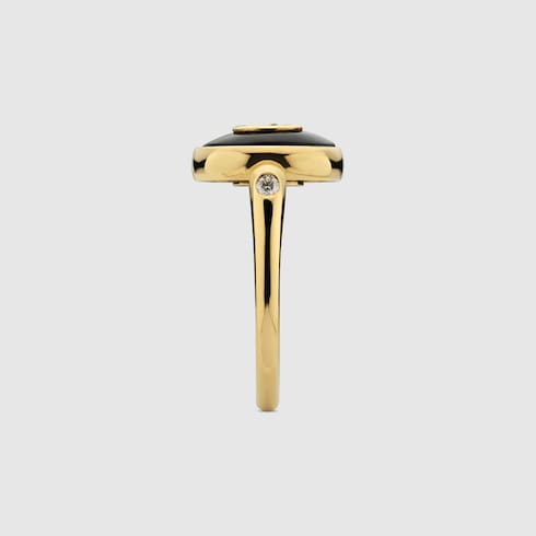 Gucci Interlocking 18k ring