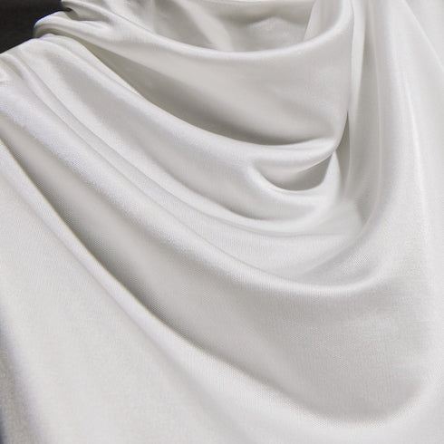 Viscose jersey draped dress
