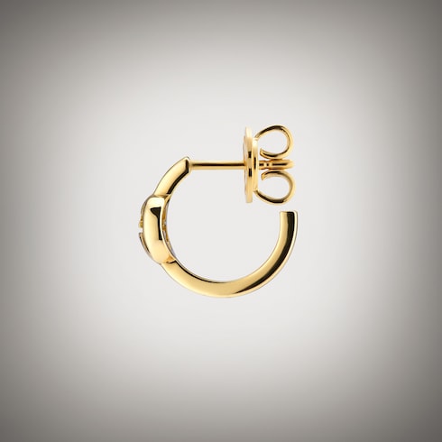 Gucci Interlocking 18k hoop earrings