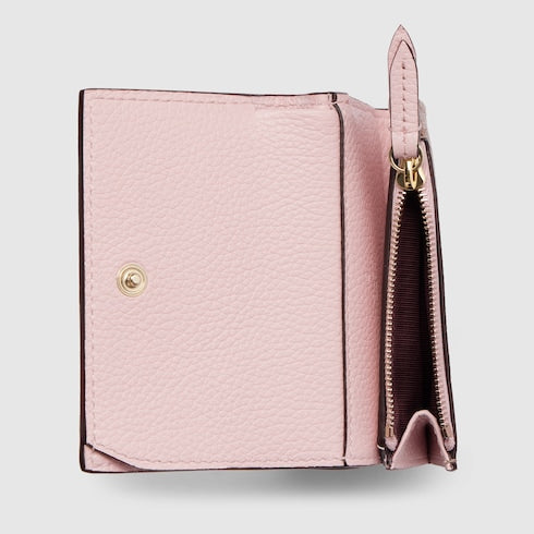 Bi-color GG Marmont mini wallet
