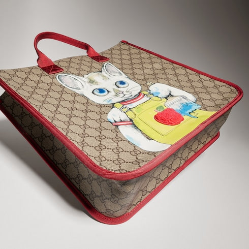 Children's GG tote bag with print