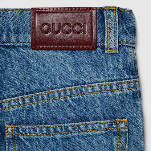 Children's bleached denim pants