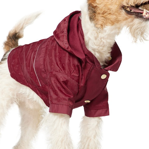GG nylon pet rain coat