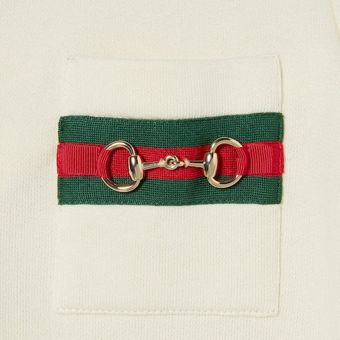 Children's cotton dress with Horsebit