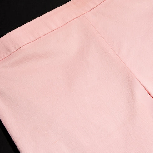 Stretch silk faille leggings