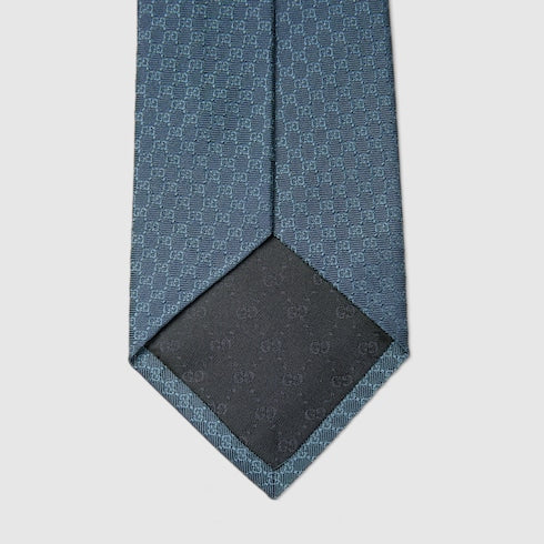 GG silk jacquard tie