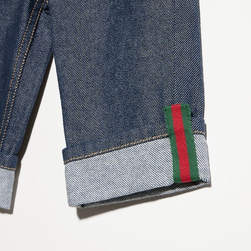 Baby denim pants with Web