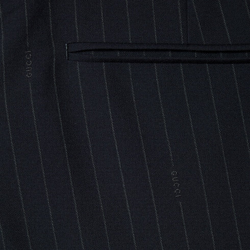 Pinstripe wool pant