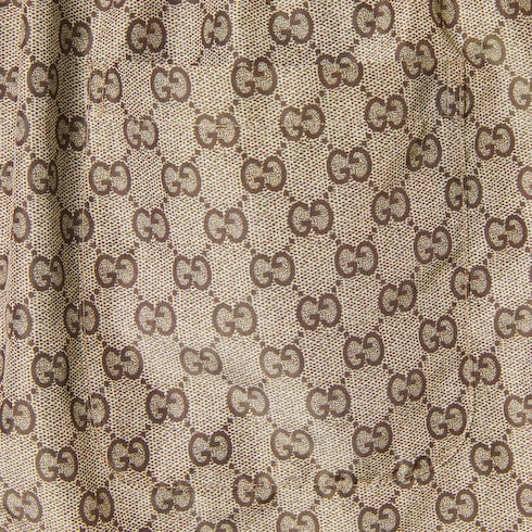 Printed polyester poplin swim shorts