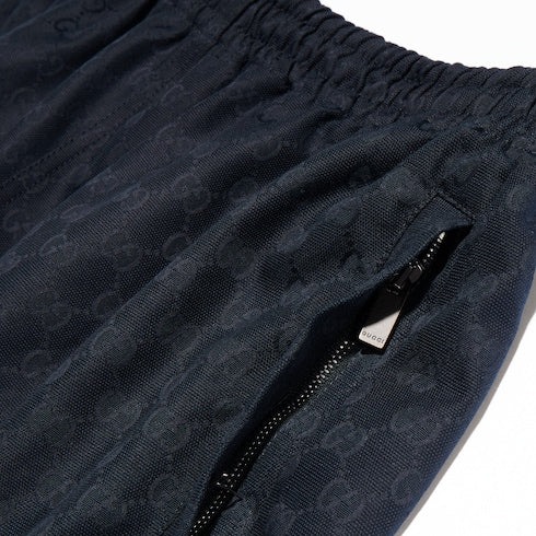 GG cotton canvas pants
