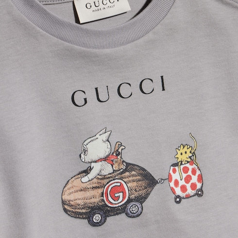 Baby cotton T-shirt with print
