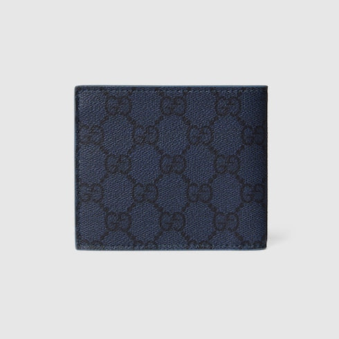 Dusty blue interior GG bi-fold wallet