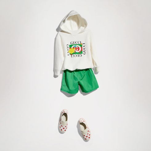 Children's nylon froissé shorts