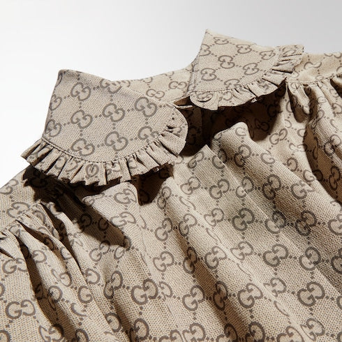 Printed silk crêpe de chine shirt