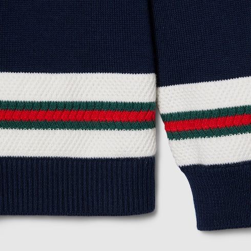 Children's cotton cardigan with Web
